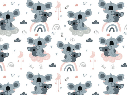 stoff-jersey-baumwolle-baumwolljersey-fruehling-sommer-koala-wolke-regenbogen-sterne-wolken-mond-himmel-blau-rosa
