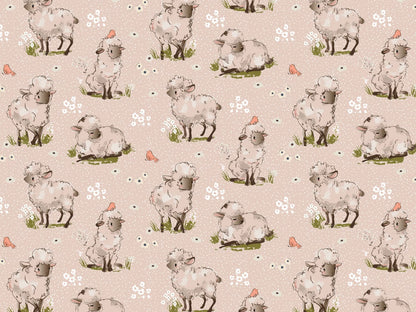 stoff-jersey-baumwolle-baumwolljersey-fruehling-sommer-ostern-schaf-vogel-wiese-beige-rose-2