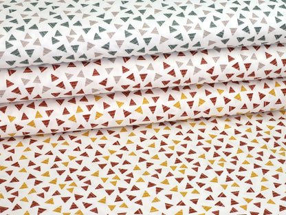 stoff-jersey-baumwolle-baumwolljersey-fruehling-sommer-triangle-dreieck-rost-beige-serie-verschiedene-farben