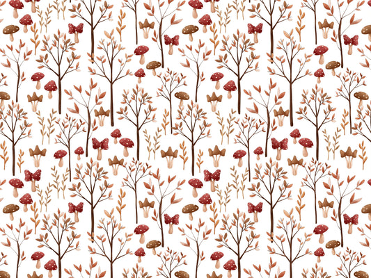 Jersey Stoff - Blumen Fuchs - Kombistoff