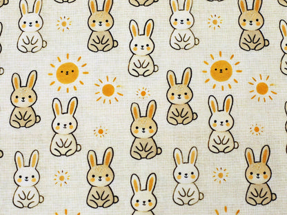 Jersey Stoff - Hase & Sonne