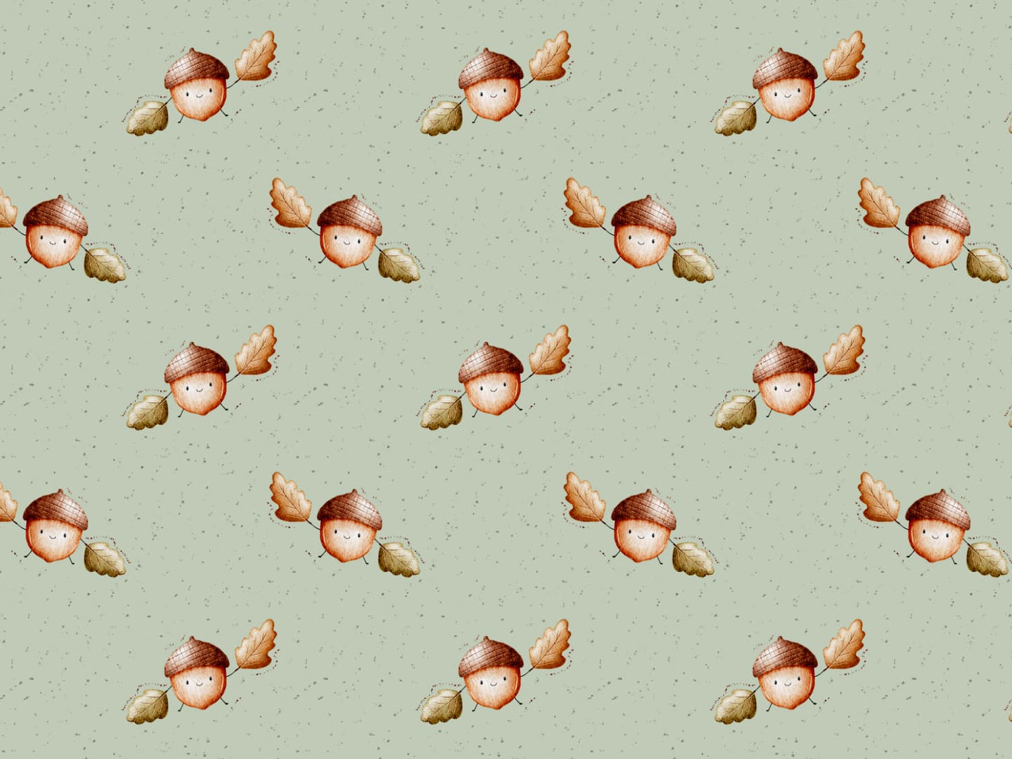 stoff-jersey-baumwolle-baumwolljersey-herbst-blaetter-eichel-happy-acorn