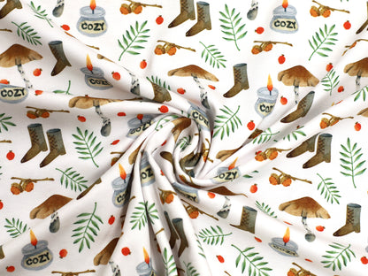 Jersey Stoff - Cozy Autumn