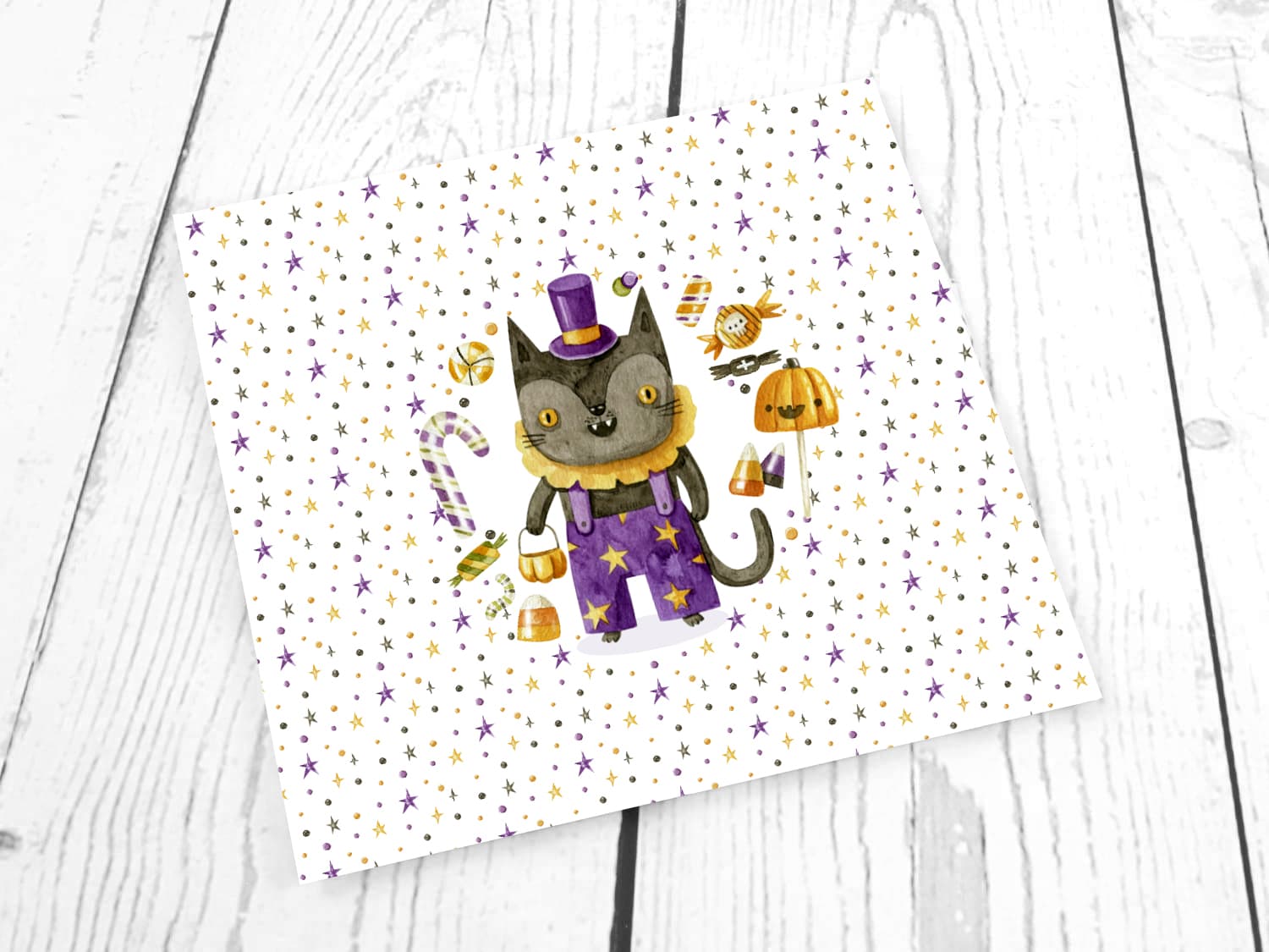stoff-jersey-baumwolle-baumwolljersey-herbst-halloween-suesses-saures-trick-treat-kuerbis-panel-katze