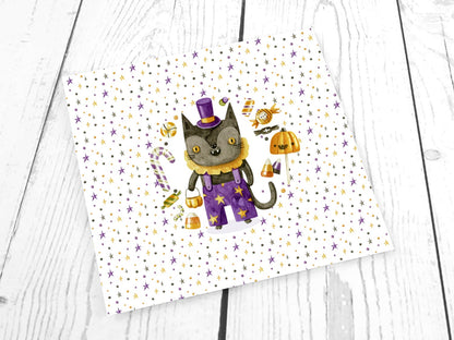 stoff-jersey-baumwolle-baumwolljersey-herbst-halloween-suesses-saures-trick-treat-kuerbis-panel-katze