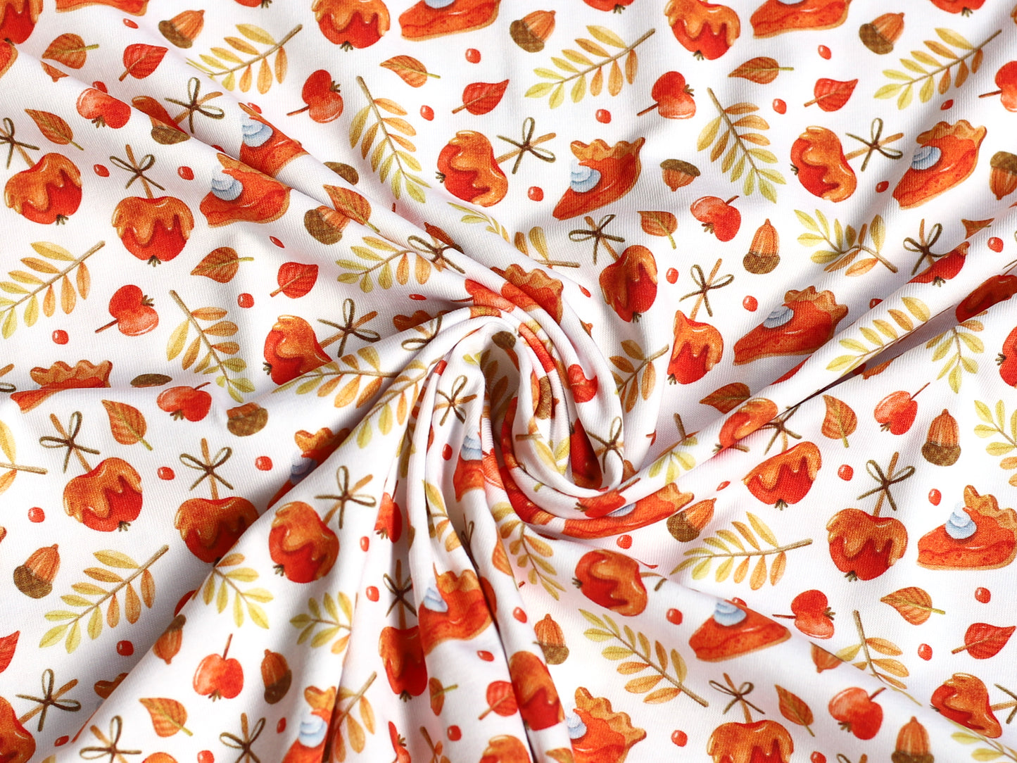 Jersey Stoff - Pumpkin Pie & Candy Apple