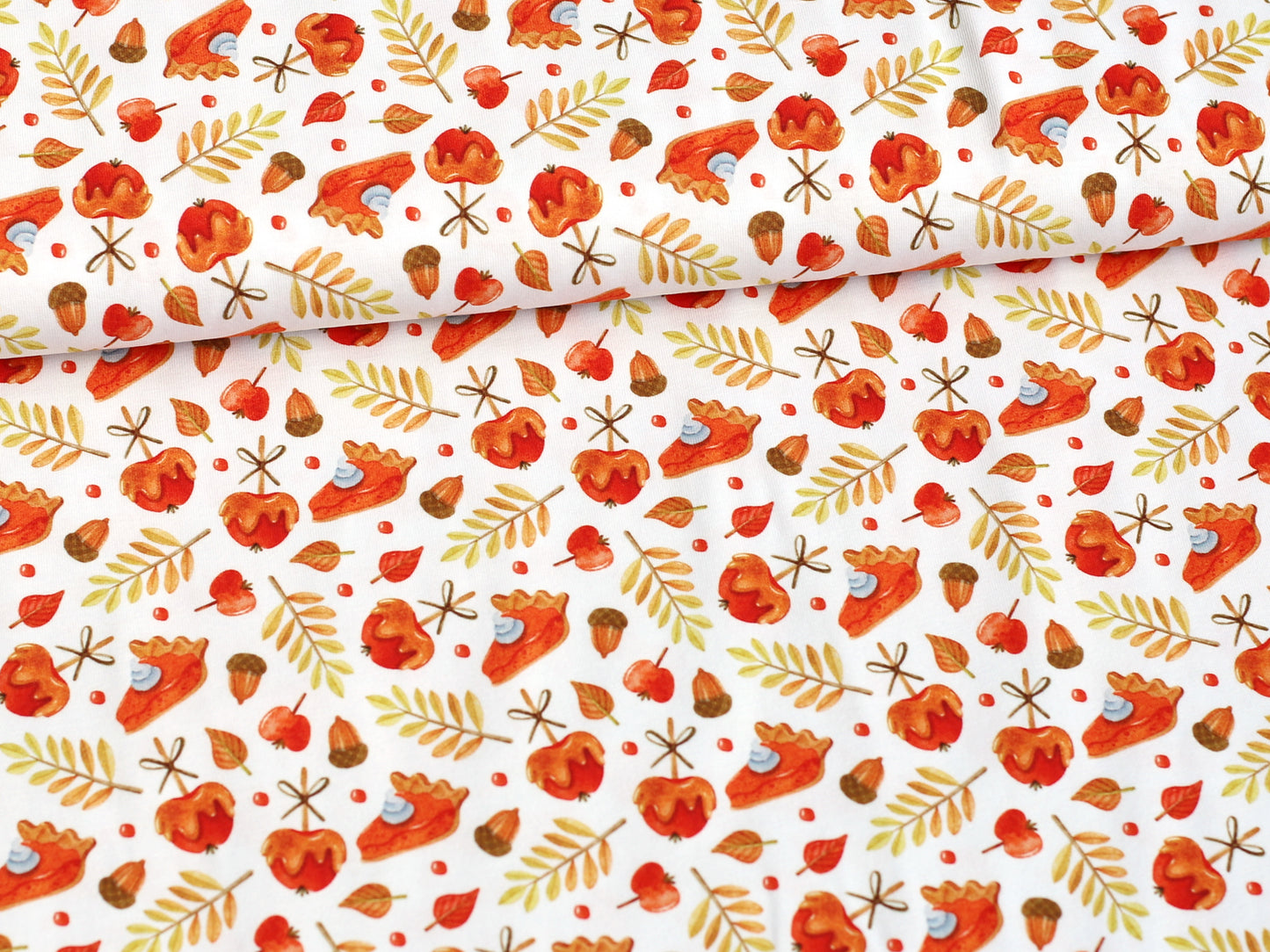 Jersey Stoff - Pumpkin Pie & Candy Apple