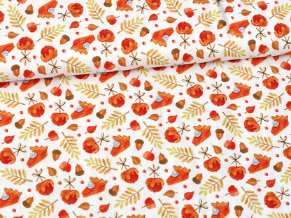 Jersey Stoff - Pumpkin Pie & Candy Apple