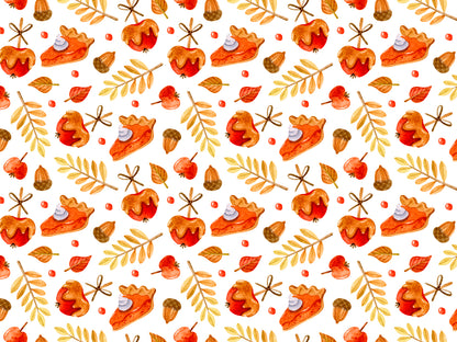 Jersey Stoff - Pumpkin Pie & Candy Apple