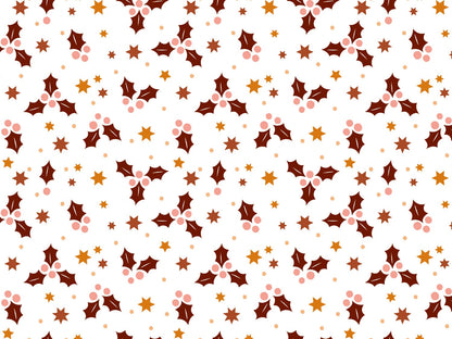 stoff-jersey-baumwolle-baumwolljersey-herbst-winter-weihnachten-mistelzweig-beeren-sterne-blaetter-stars-rosa-rost-orange-2