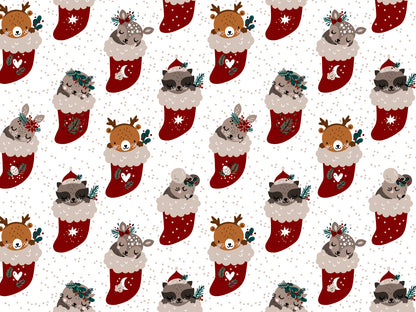 stoff-jersey-baumwolle-baumwolljersey-herbst-winter-weihnachten-weihnachtswunder-kinder-baby-tiere-wolke-tupfen-beige-kombi-weihnachtssocke