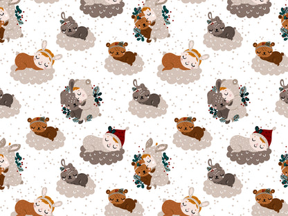 stoff-jersey-baumwolle-baumwolljersey-herbst-winter-weihnachten-weihnachtswunder-kinder-baby-tiere-wolke-tupfen-beige