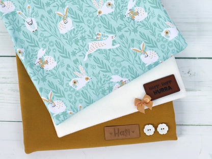 Tissu jersey - Festive Friends - Souris