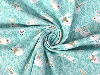 Tissu jersey - Festive Friends - Souris