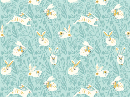 Tissu jersey - Festive Friends - Souris