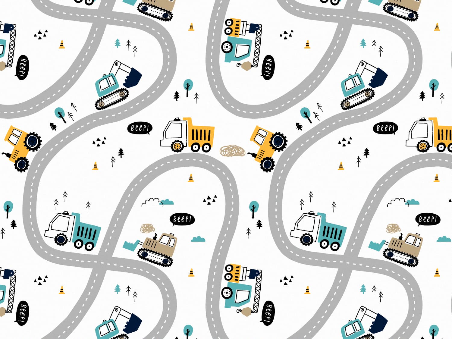 stoff-jersey-baumwolle-baumwolljersey-kathi-kunterbunt-autos-baufahrzeuge-bagger-lets-go-beep-trekker-traktor-strasse-unterwegs-2