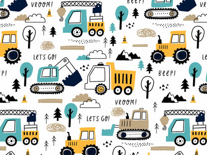 stoff-jersey-baumwolle-baumwolljersey-kathi-kunterbunt-autos-baufahrzeuge-bagger-lets-go-beep-trekker-traktor