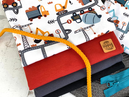 stoff-jersey-baumwolle-baumwolljersey-kathi-kunterbunt-baustelle-bagger-regenbogen-senf-terracotta-3
