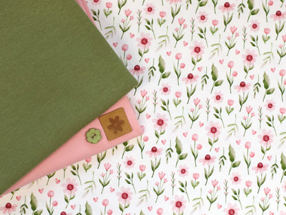 Tissu jersey - Festive Friends - Souris