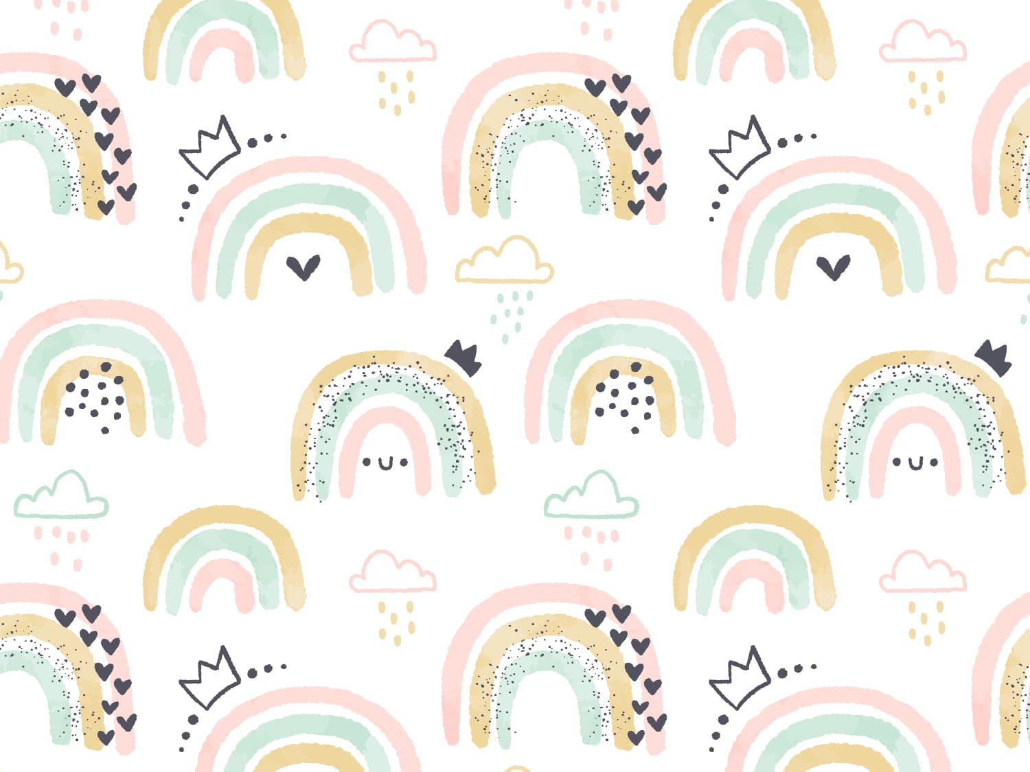stoff-jersey-baumwolle-baumwolljersey-kathi-kunterbunt-fruehling-sommer-pastell-regenbogen-rainbow-krone-wolke