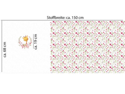 stoff-jersey-baumwolle-baumwolljersey-kathi-kunterbunt-fruehling-sommer-tier-giraffe-blumen-flower-floral-wiese-little-spring-panel