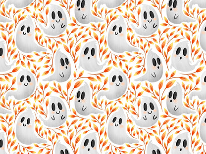 stoff-jersey-baumwolle-baumwolljersey-kathi-kunterbunt-halloween-herbst-blaetter-geist-gespenst-orange