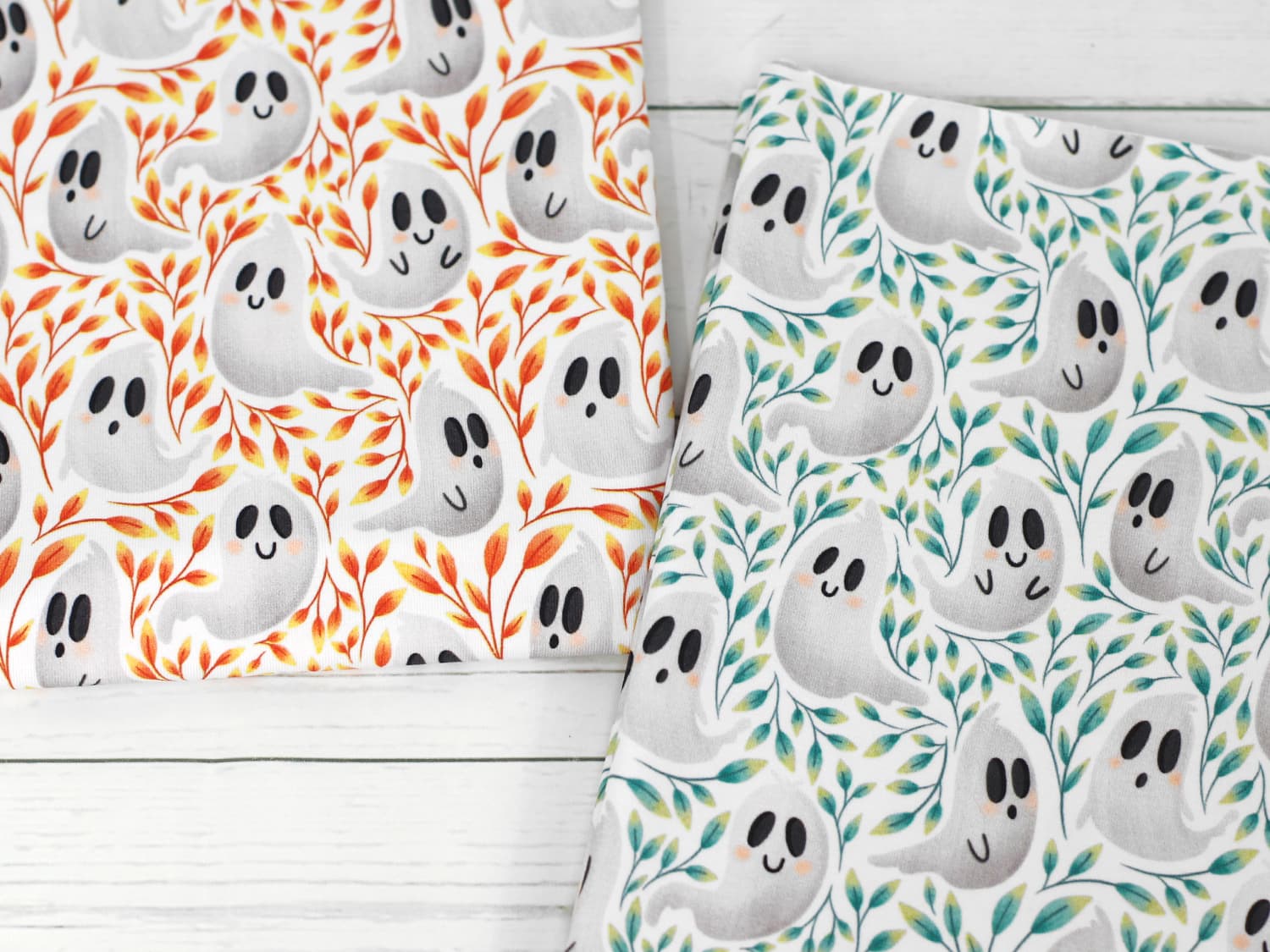stoff-jersey-baumwolle-baumwolljersey-kathi-kunterbunt-halloween-herbst-blaetter-geist-gespenst-verschiedene-farben-1