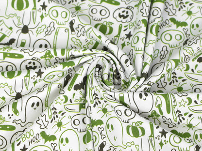 stoff-jersey-baumwolle-baumwolljersey-kathi-kunterbunt-halloween-herbst-spooky-season-geist-totenkopf-kuerbis-spinne-khaki-olivgruen-3