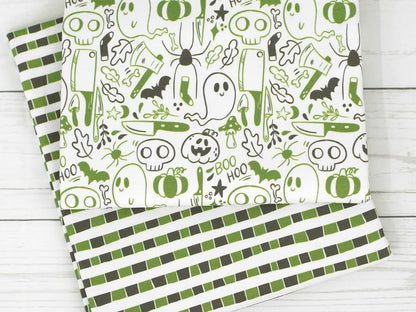 stoff-jersey-baumwolle-baumwolljersey-kathi-kunterbunt-halloween-herbst-spooky-season-geist-totenkopf-kuerbis-spinne-khaki-olivgruen-kombis-2