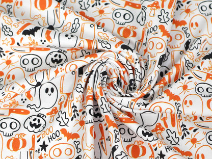 stoff-jersey-baumwolle-baumwolljersey-kathi-kunterbunt-halloween-herbst-spooky-season-geist-totenkopf-kuerbis-spinne-orange-schwarz-3
