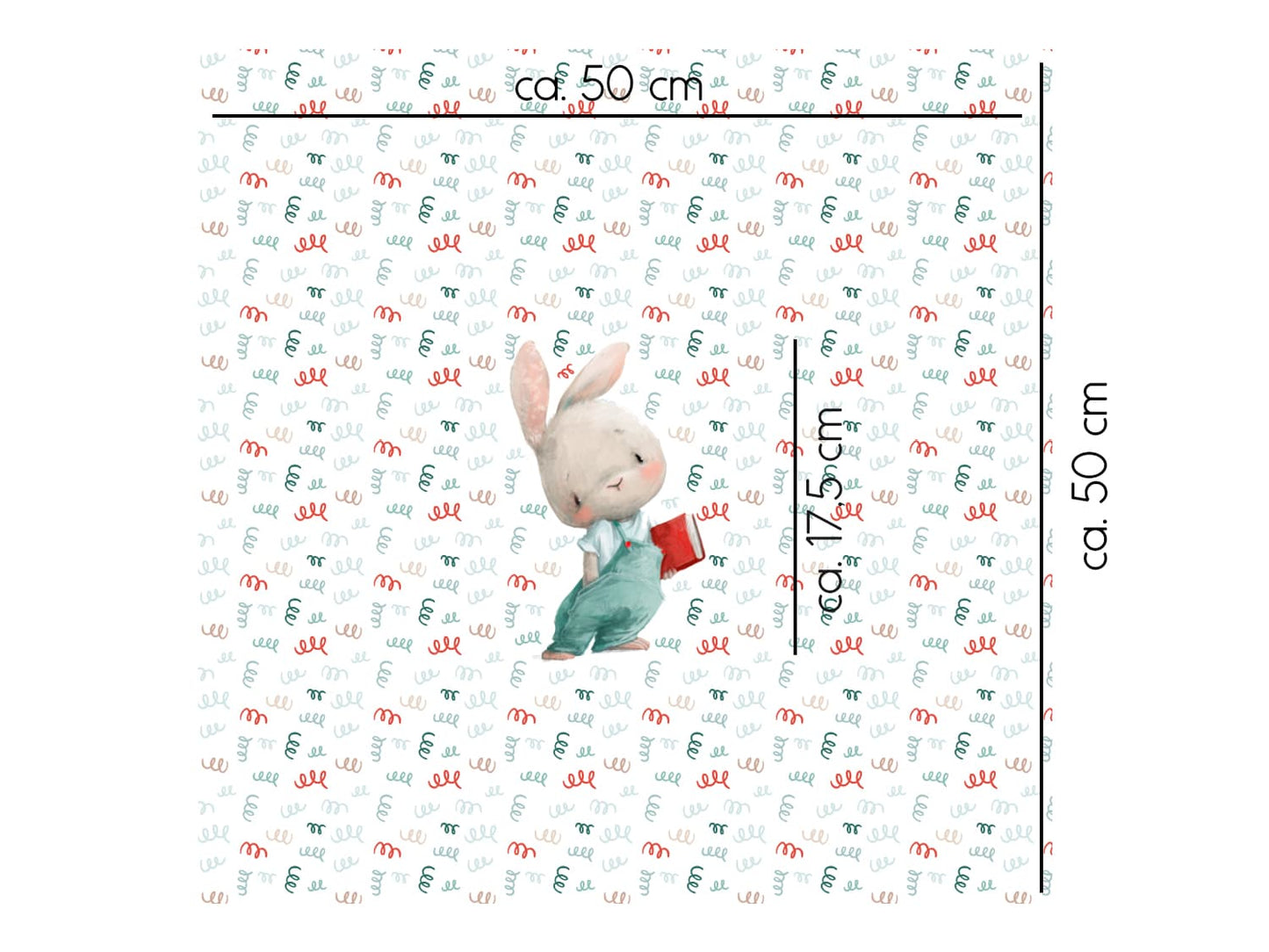 stoff-jersey-baumwolle-baumwolljersey-kathi-kunterbunt-hase-mit-buch-kringel-panel