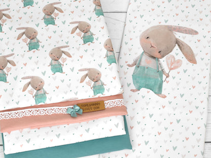 stoff-jersey-baumwolle-baumwolljersey-kathi-kunterbunt-hase-mit-lolli-herzen-ostern-bunny-serie-2