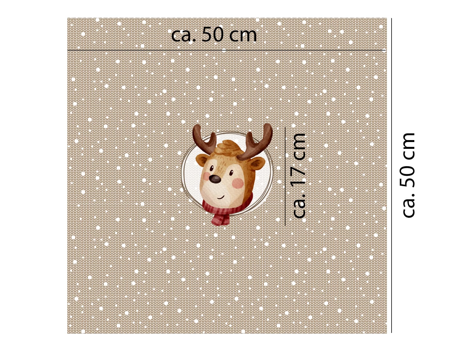 stoff-jersey-baumwolle-baumwolljersey-kathi-kunterbunt-herbst-winter-strickmuster-optik-panel-masse-waldfreunde-hirsch-elch-schlamm-braun
