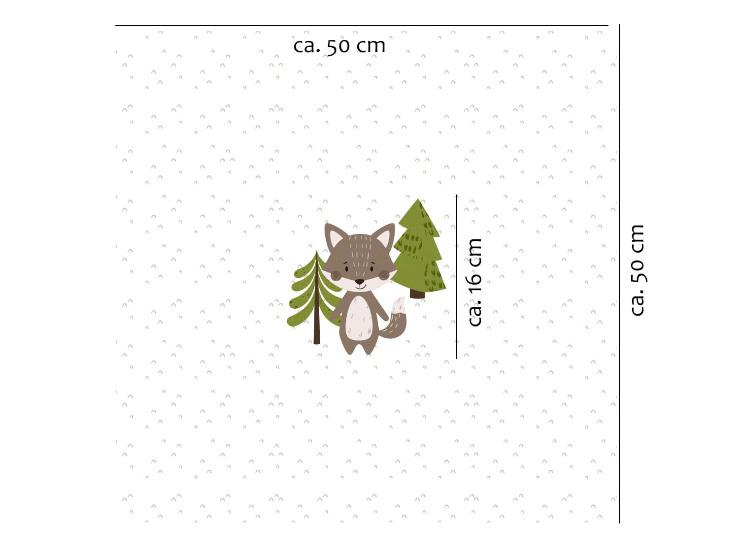 stoff-jersey-baumwolle-baumwolljersey-kathi-kunterbunt-im-wald-waldfreunde-waldtiere-fuchs-fox-panel-baum-braun-khaki-masse