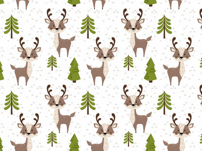 stoff-jersey-baumwolle-baumwolljersey-kathi-kunterbunt-im-wald-waldfreunde-waldtiere-hirsch-baum-braun-khaki