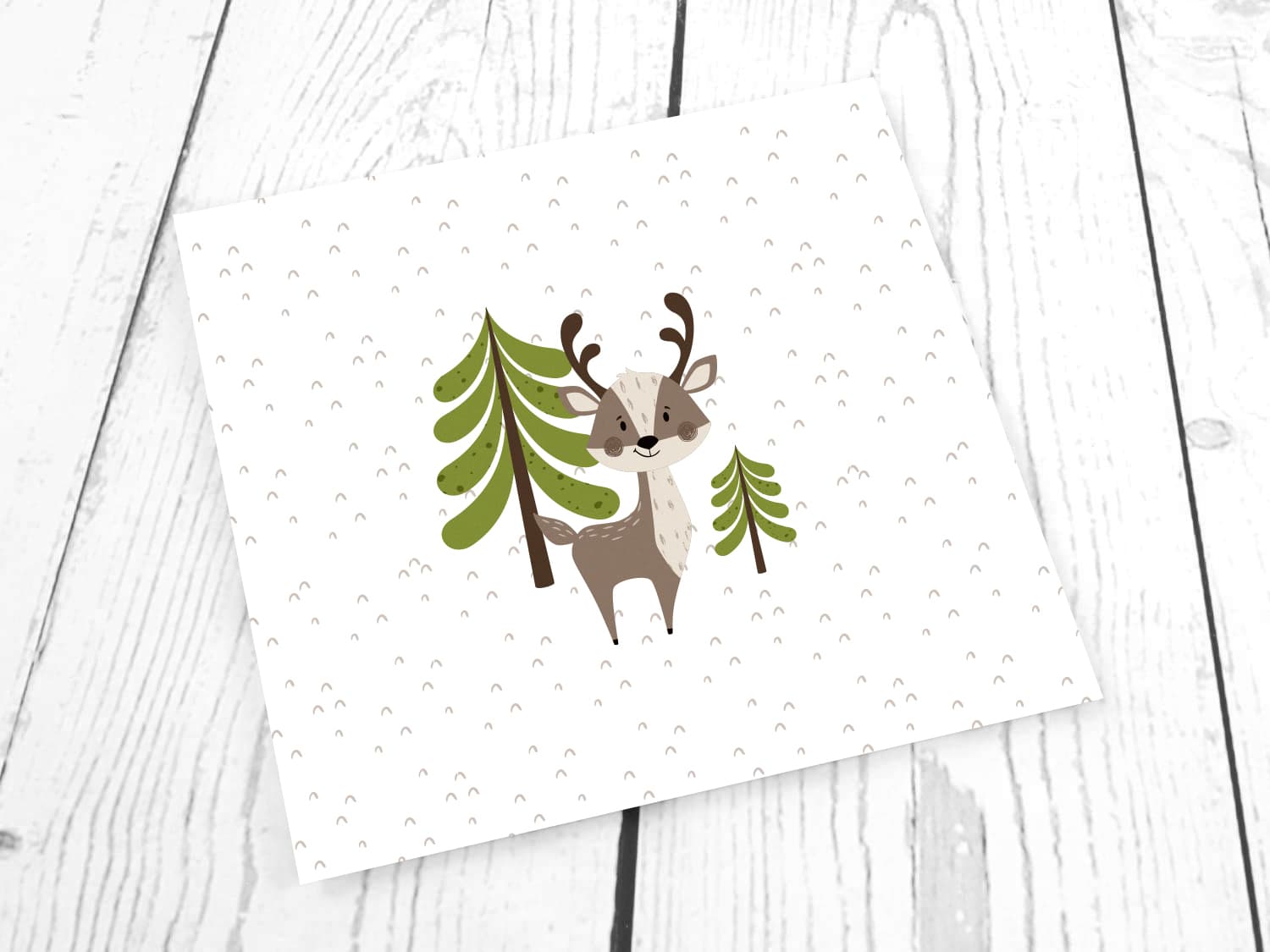 stoff-jersey-baumwolle-baumwolljersey-kathi-kunterbunt-im-wald-waldfreunde-waldtiere-hirsch-panel-baum-braun-khaki