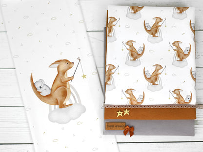 stoff-jersey-baumwolle-baumwolljersey-kathi-kunterbunt-kaenguru-koala-regenbogen-panel-serie