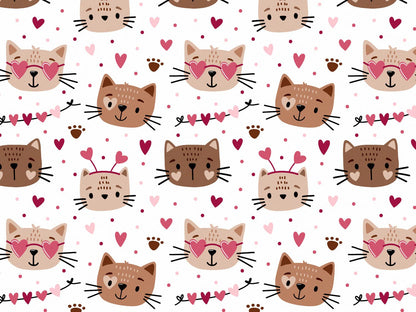 stoff-jersey-baumwolle-baumwolljersey-kathi-kunterbunt-katzen-liebe-valentinstag-herzen-braun-rosa