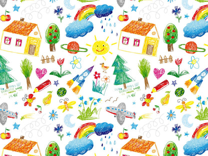 stoff-jersey-baumwolle-baumwolljersey-kathi-kunterbunt-kinderzeichnung-kritzel-sonne-regenbogen-blume-herz-stift-schmetterling-bunt-schule-verschiedene-farben-kleine-kuenstker-2