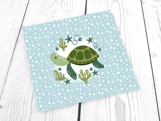 stoff-jersey-baumwolle-baumwolljersey-kathi-kunterbunt-kleine-schildkroete-tier-gruen-blubberblasen-algen-panel