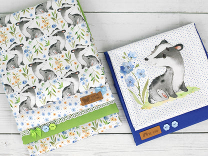 stoff-jersey-baumwolle-baumwolljersey-kathi-kunterbunt-kleiner-dachs-frechdachs-blume-tupfen-kombi-bluemchen-floral-wiese-blumenwiese-serie-2