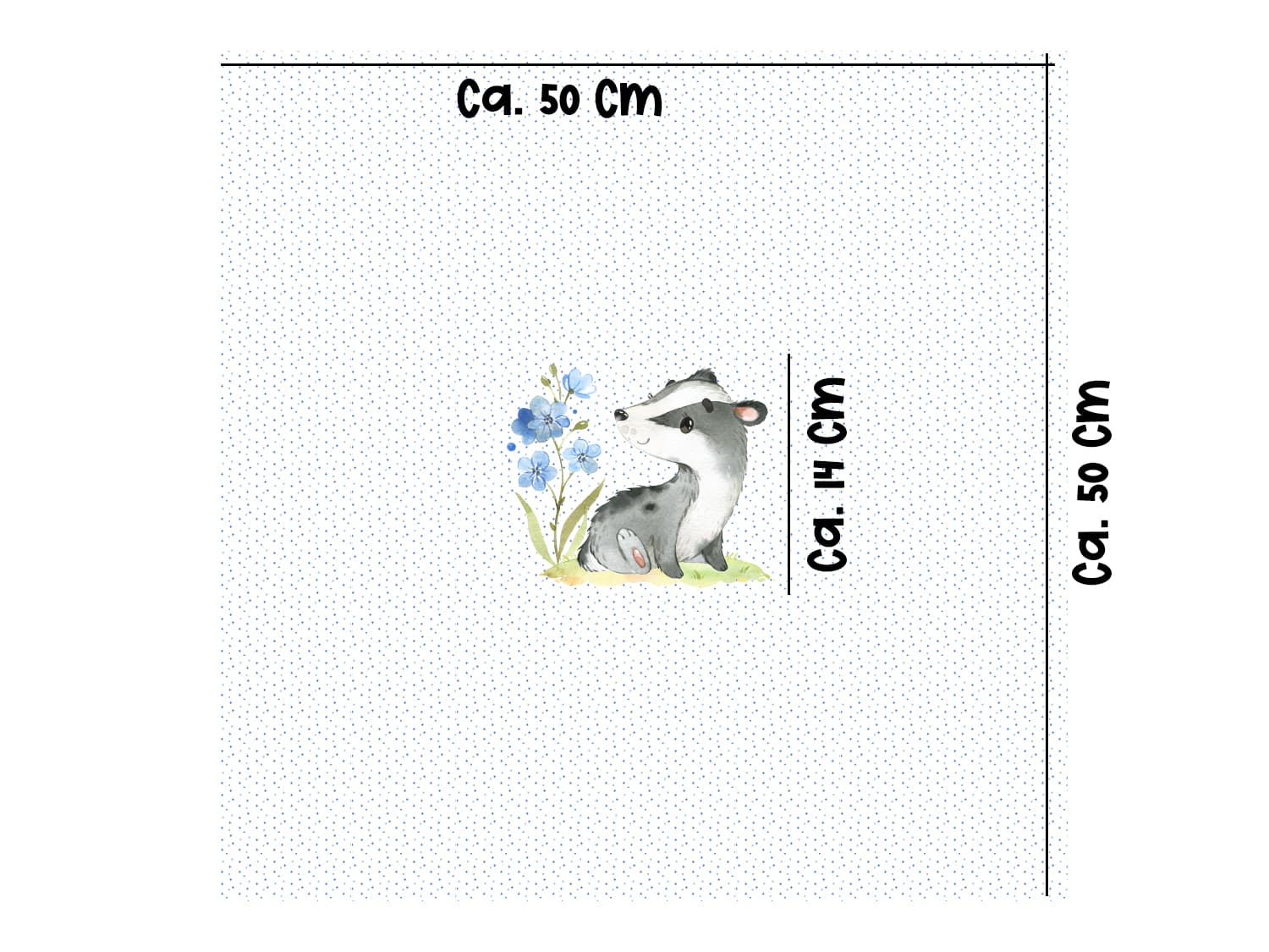 stoff-jersey-baumwolle-baumwolljersey-kathi-kunterbunt-kleiner-dachs-frechdachs-blume-tupfen-panel-2