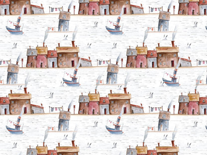 stoff-jersey-baumwolle-baumwolljersey-kathi-kunterbunt-maritim-nautical-hafen-schiff-harbor-days-boot-boat-haus-moewe-klein