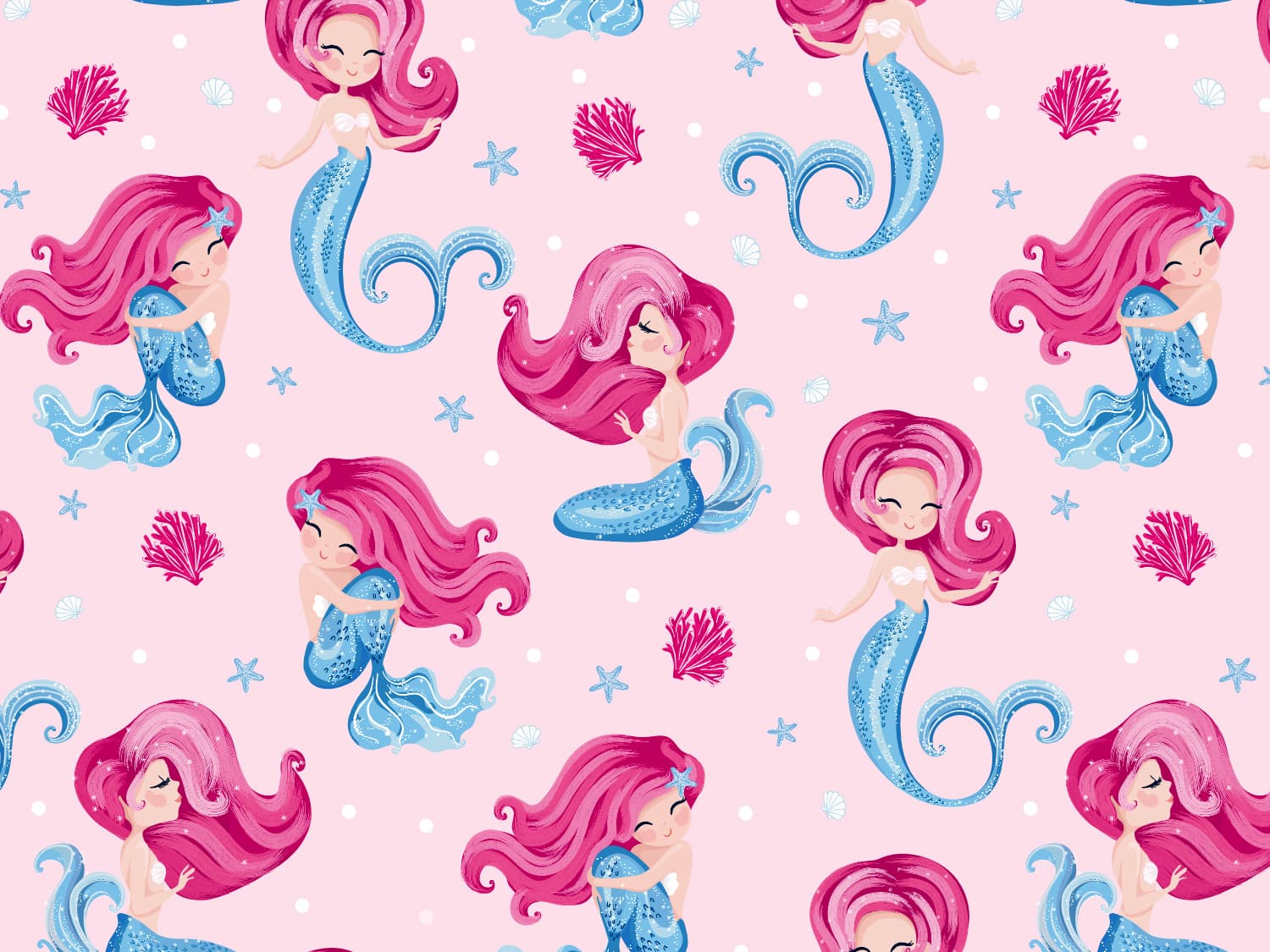 stoff-jersey-baumwolle-baumwolljersey-kathi-kunterbunt-meerjungfrau-mermaid-rosa-blau-neu-2
