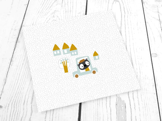 stoff-jersey-baumwolle-baumwolljersey-kathi-kunterbunt-panel-beep-auto-baby-tiere-baer-mint-senf-ocker-weiss