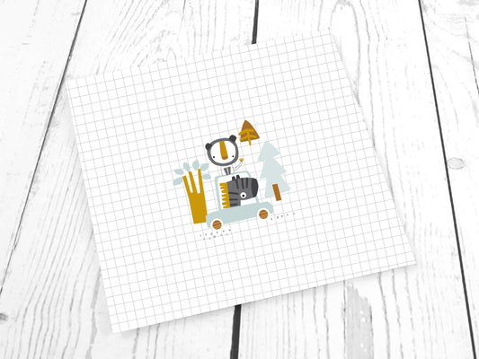stoff-jersey-baumwolle-baumwolljersey-kathi-kunterbunt-panel-beep-auto-baby-tiere-zbra-tiger-mint-senf-ocker-weiss