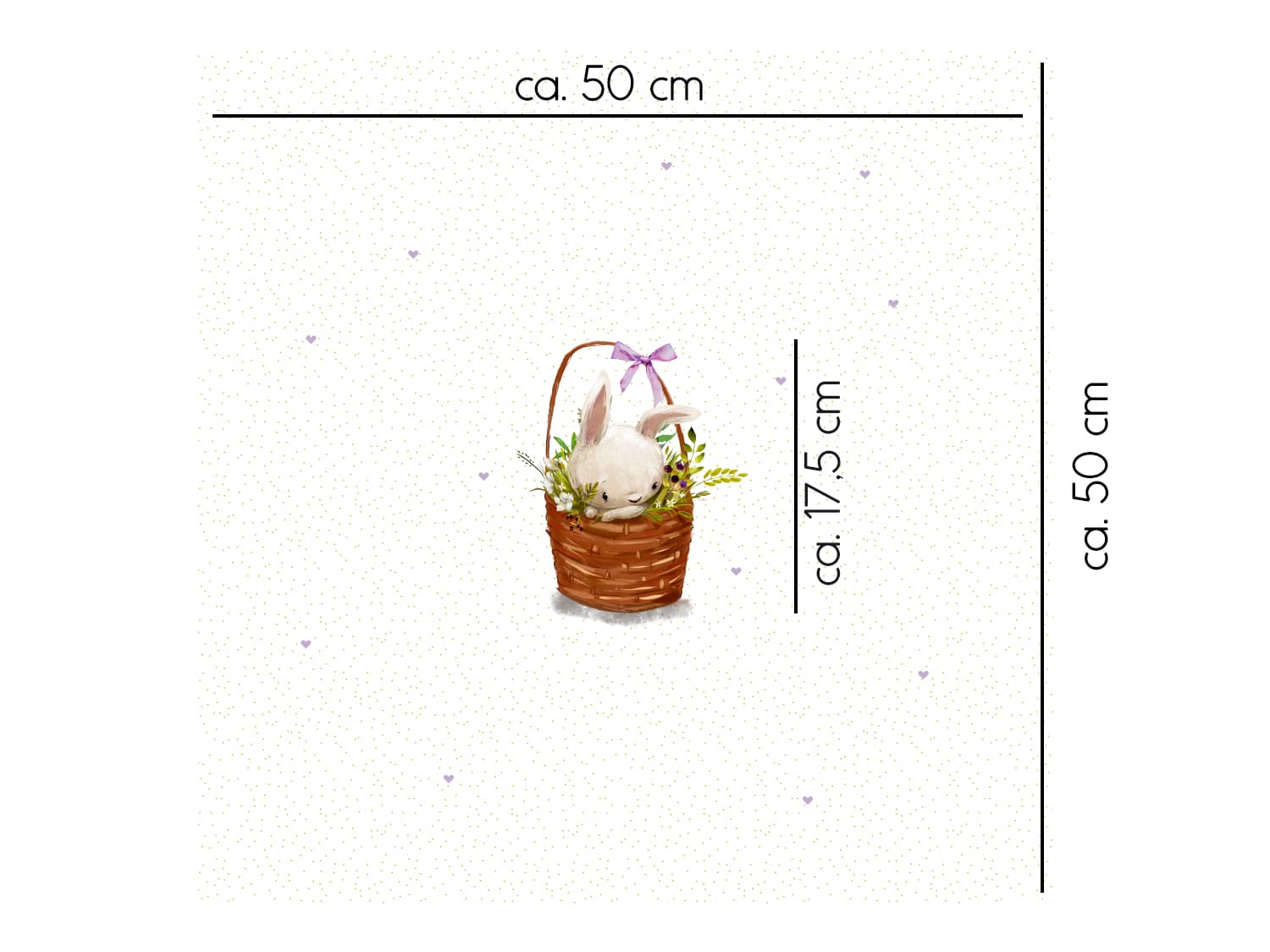 stoff-jersey-baumwolle-baumwolljersey-kathi-kunterbunt-panel-ostern-hase-im-korb-osterkoerbchen-punkte-herzen-masse