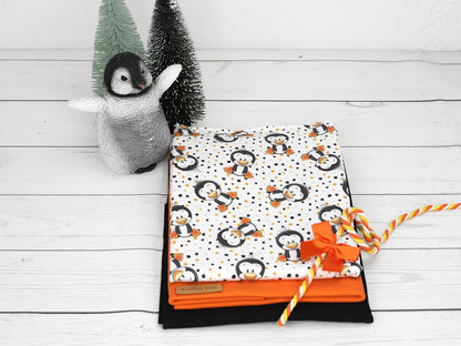 stoff-jersey-baumwolle-baumwolljersey-kathi-kunterbunt-pinguin-und-tupfen-schwarz-orange-3