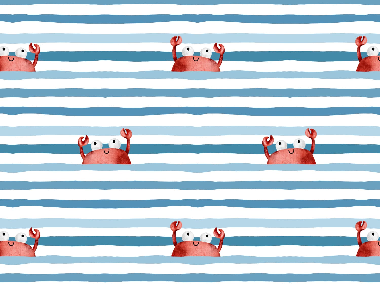 stoff-jersey-baumwolle-baumwolljersey-kathi-kunterbunt-sommer-summer-streifen-krabbe-maritim-nautical