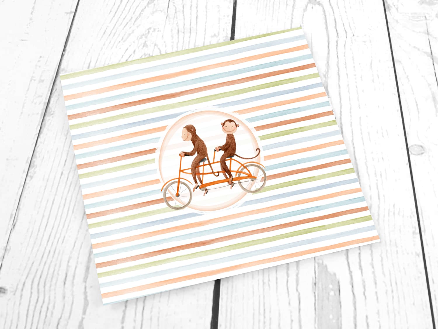 stoff-jersey-baumwolle-baumwolljersey-kathi-kunterbunt-tiere-affe-auf-fahrrad-panel